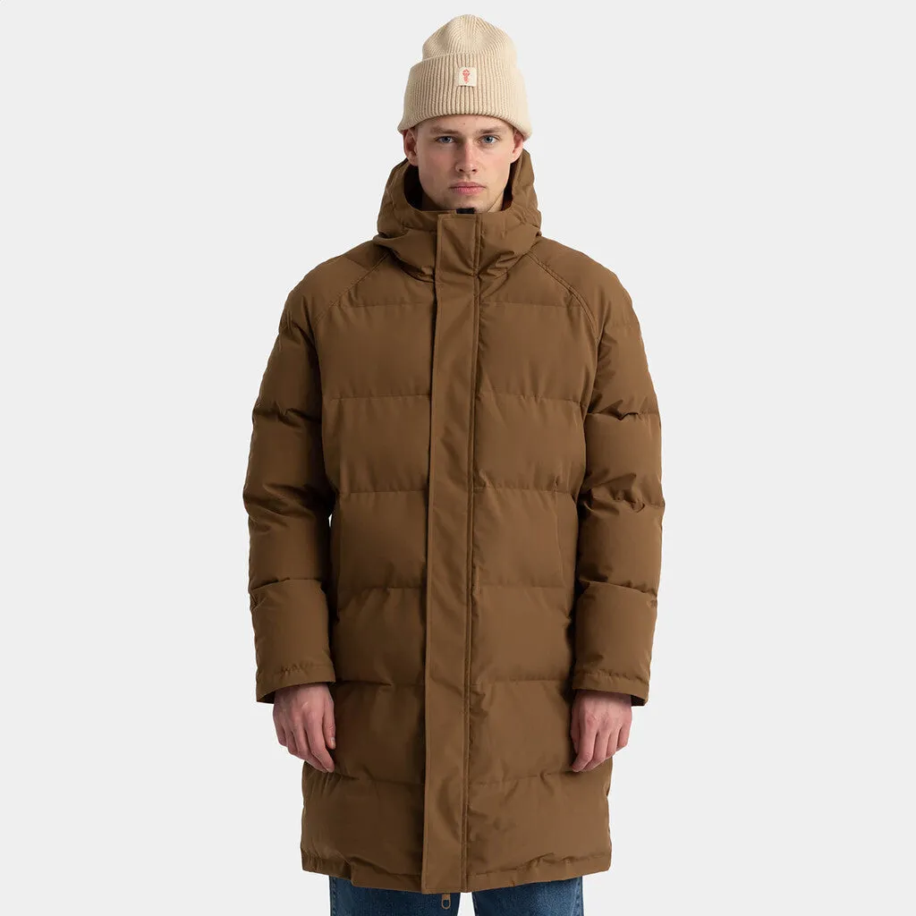 Long Puffer Jacket / 7790 - Brown sold by Revolution product image thumbnail 4