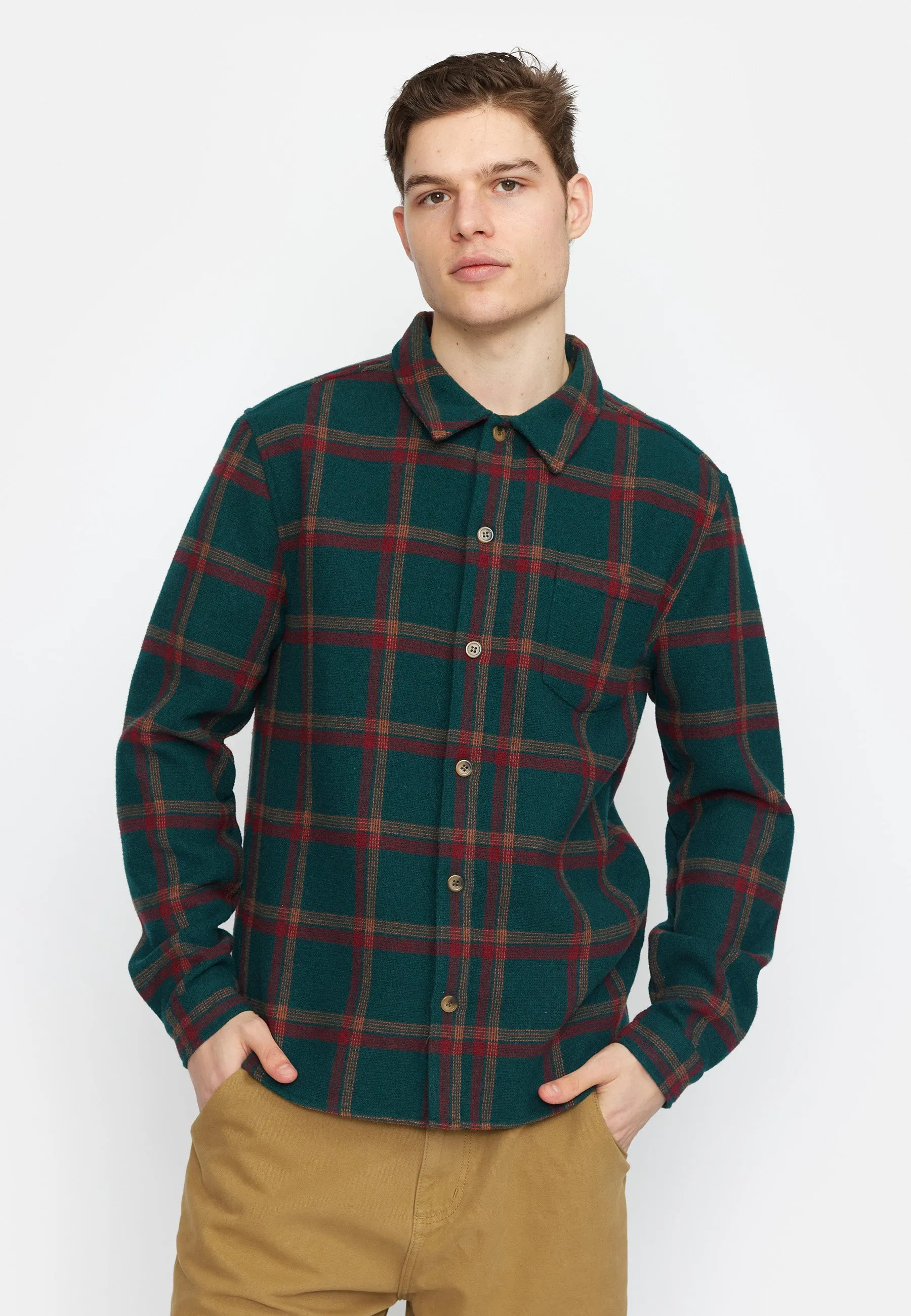 Casual Overshirt / 3839 - Green sold by Revolution