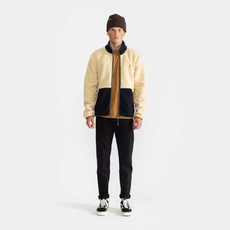 Blocked Teddy Jacket / 7715 - Dustblue sold by Revolution