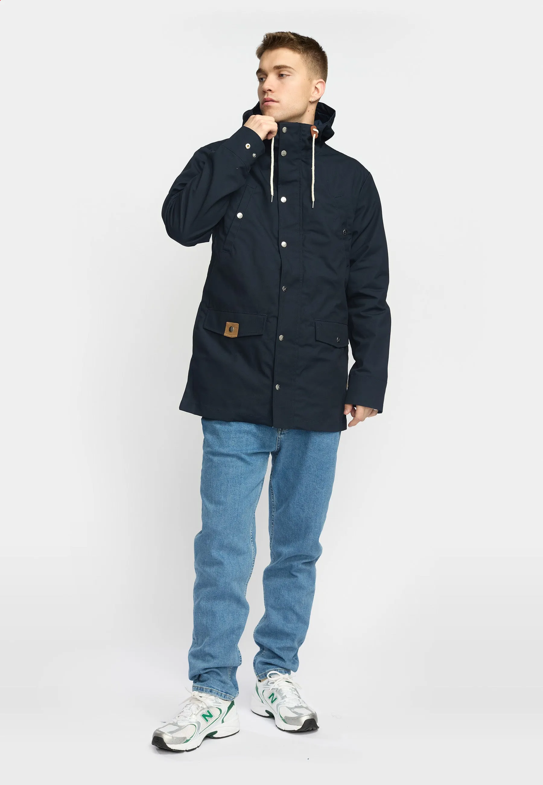 Hooded Jacket / 7287 - Navy sold by Revolution product image thumbnail 4