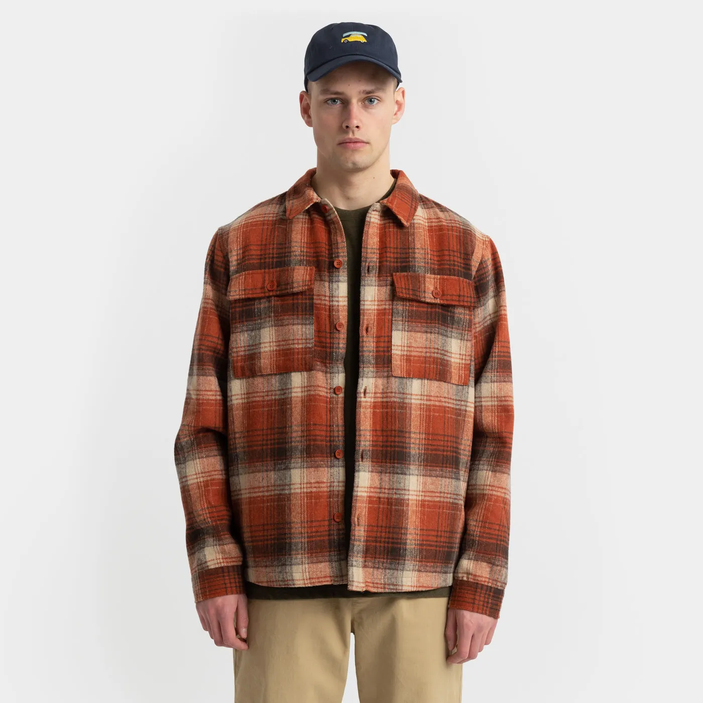 Lined Overshirt / 3882 - Orange sold by Revolution product image thumbnail 2