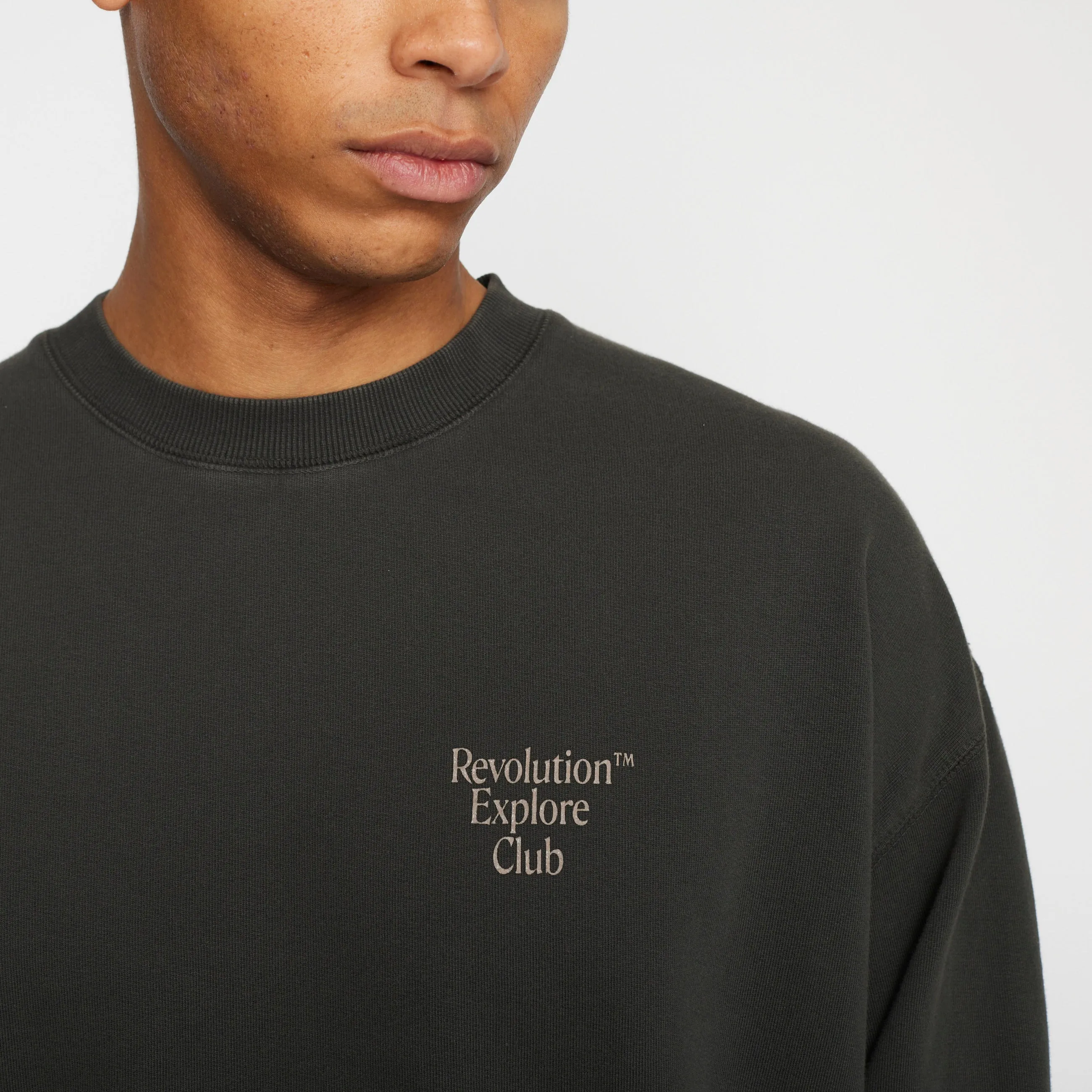 Printed Crewneck / 2782 EXP - Black sold by Revolution
