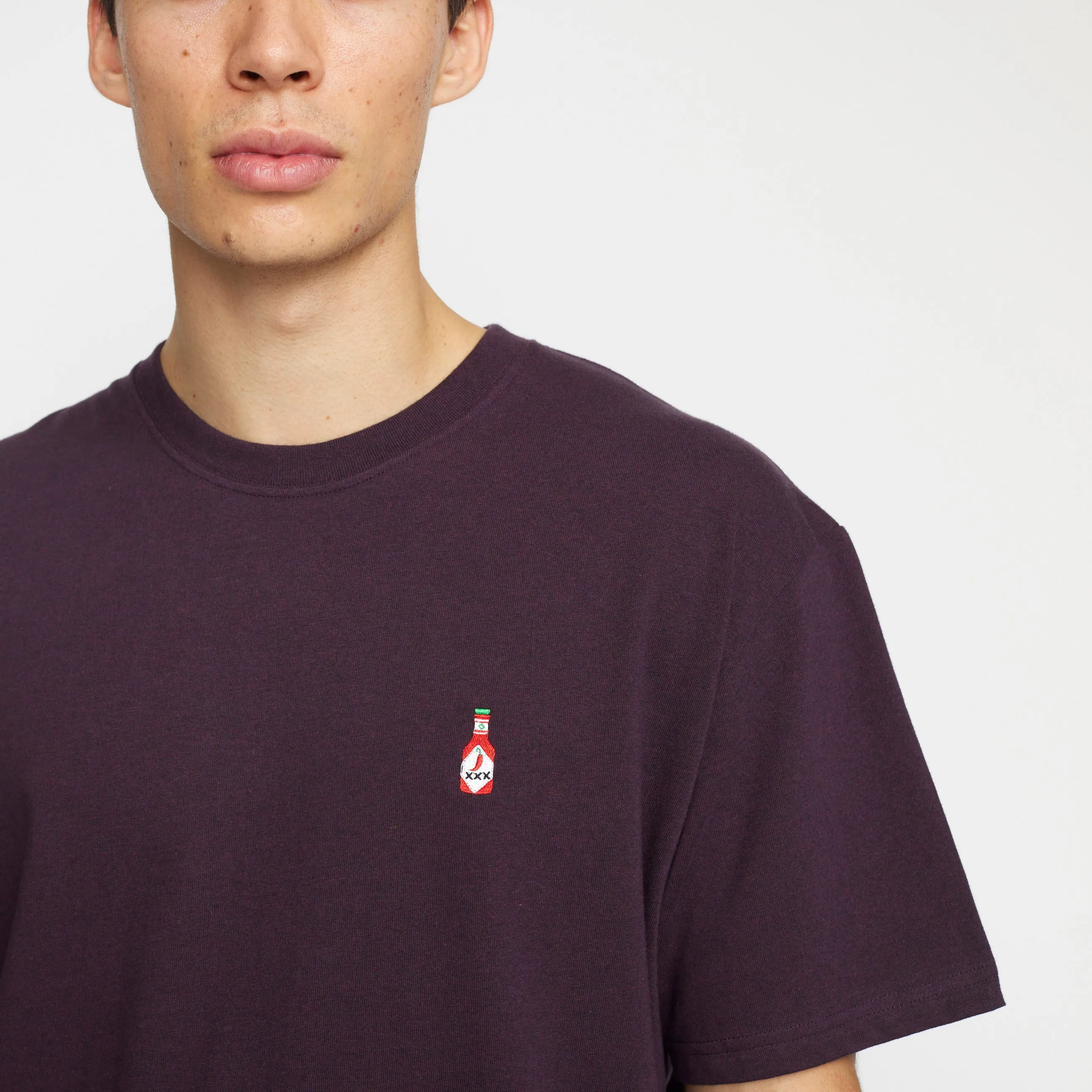 Application T-Shirt / 1378 HOT - Purple-melange sold by Revolution