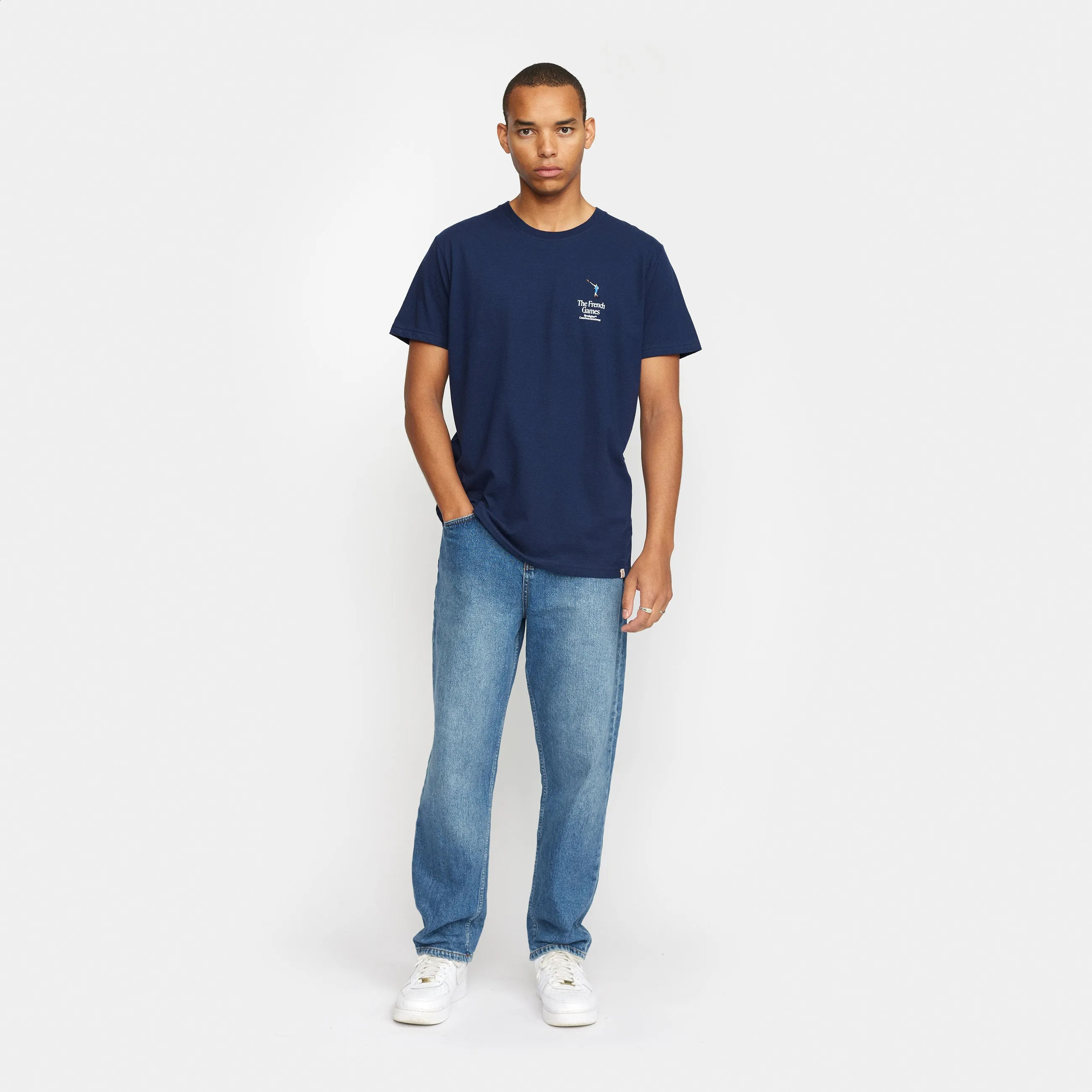 Application T-Shirt / 1377 SHO - Navy-melange sold by Revolution product image thumbnail 4