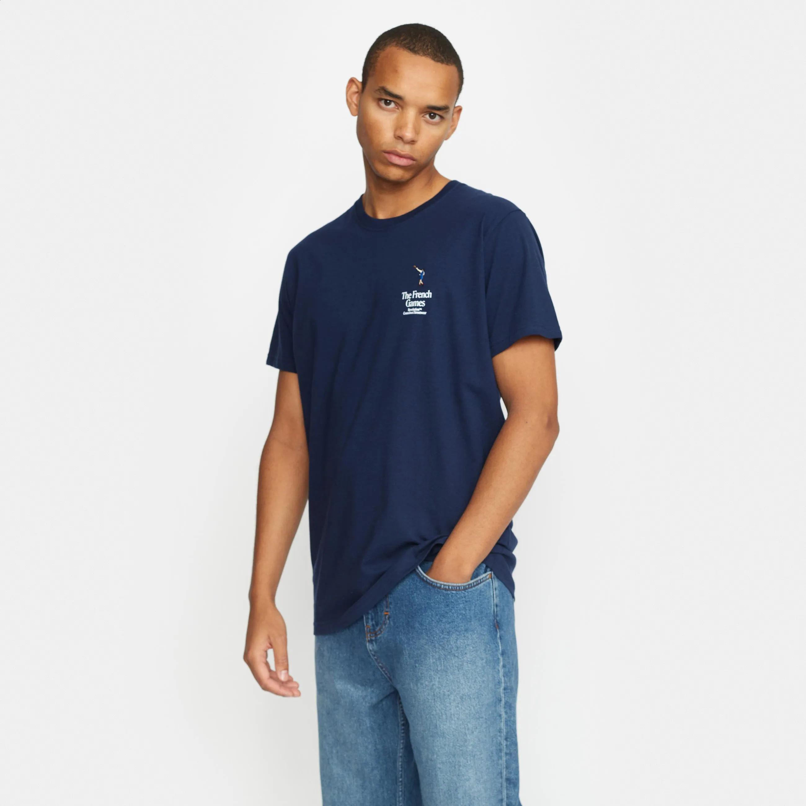Application T-Shirt / 1377 SHO - Navy-melange sold by Revolution product image thumbnail 3