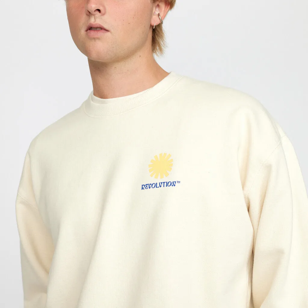 Loose Crewneck / 2774 SUN - Offwhite sold by Revolution