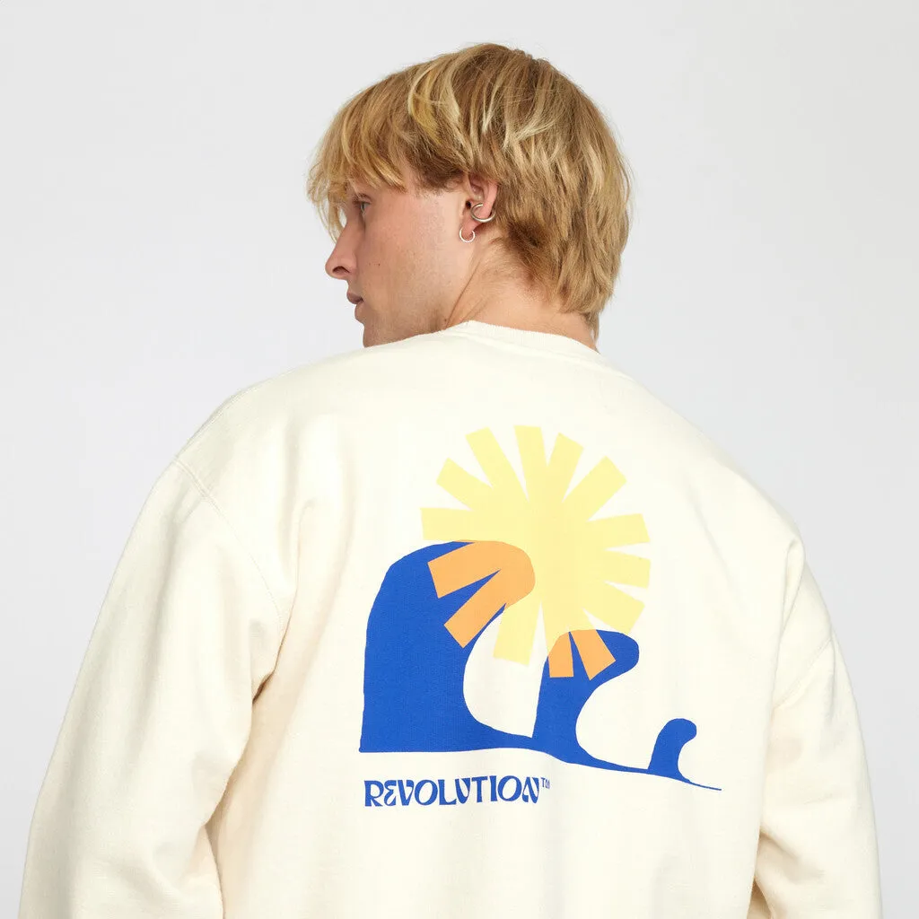 Loose Crewneck / 2774 SUN - Offwhite sold by Revolution product image thumbnail 2