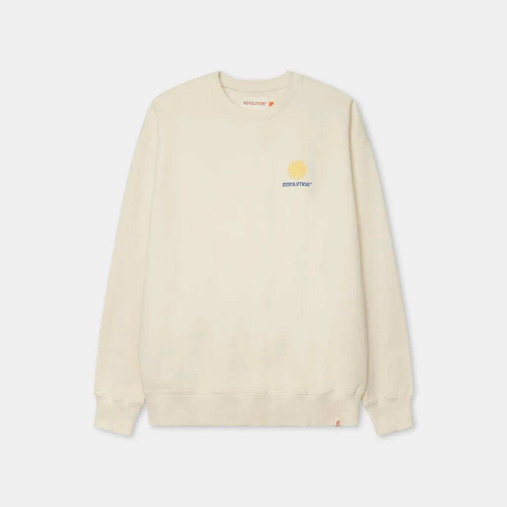 Loose Crewneck / 2774 SUN - Offwhite sold by Revolution product image thumbnail 4