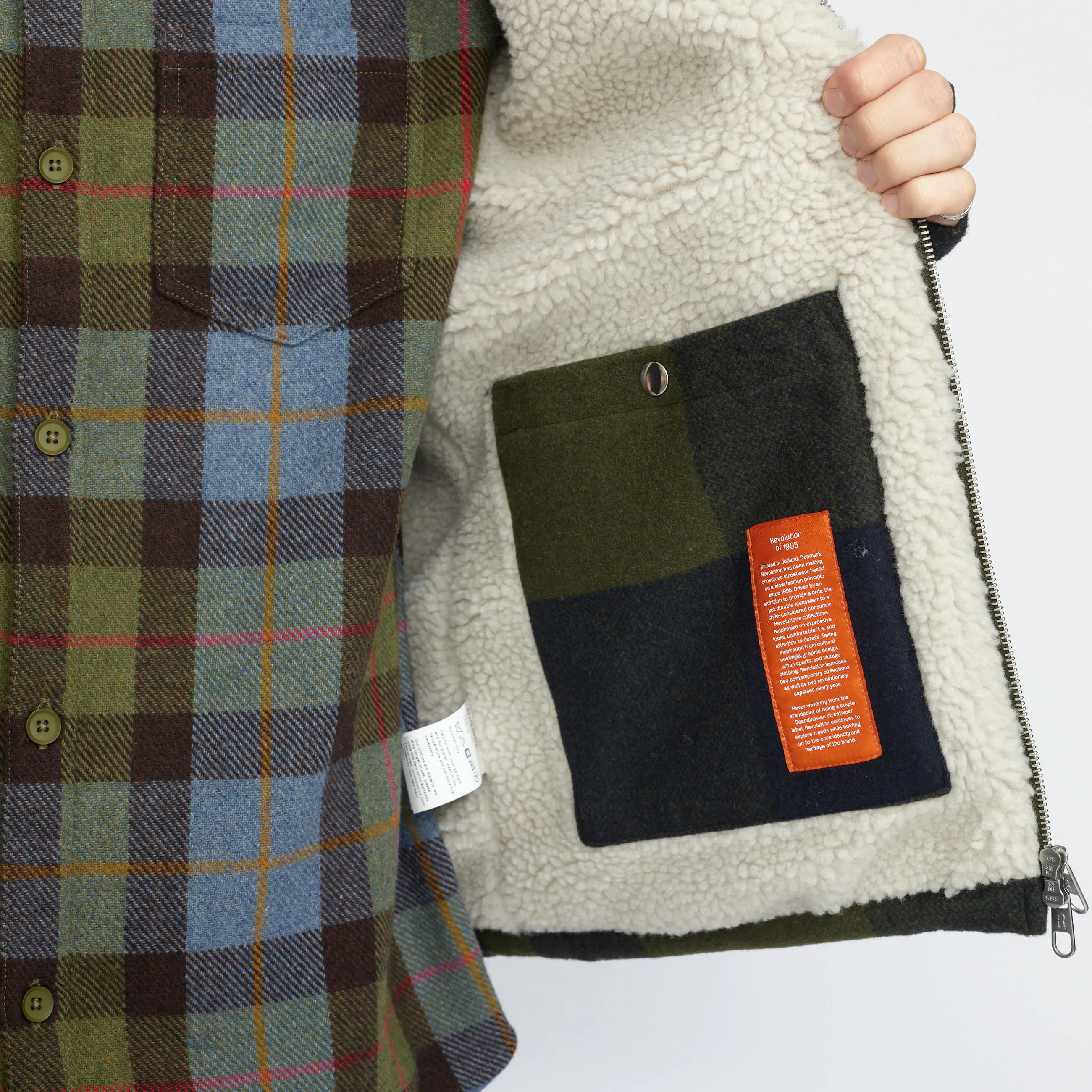 Shirt Jacket / 7745 - Army sold by Revolution product image thumbnail 4