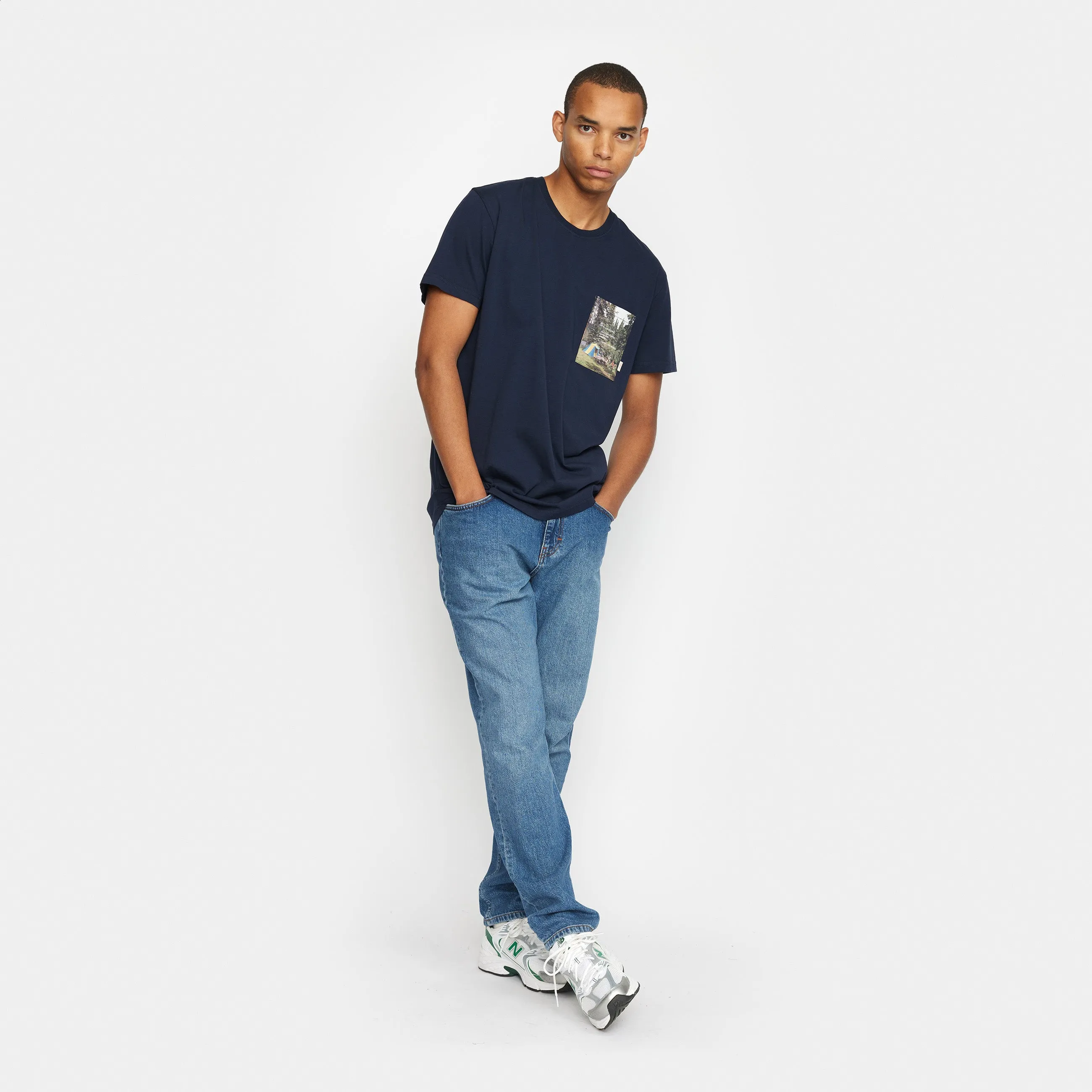 Printed T-shirt / 1381 TEN - Navy sold by Revolution product image thumbnail 3