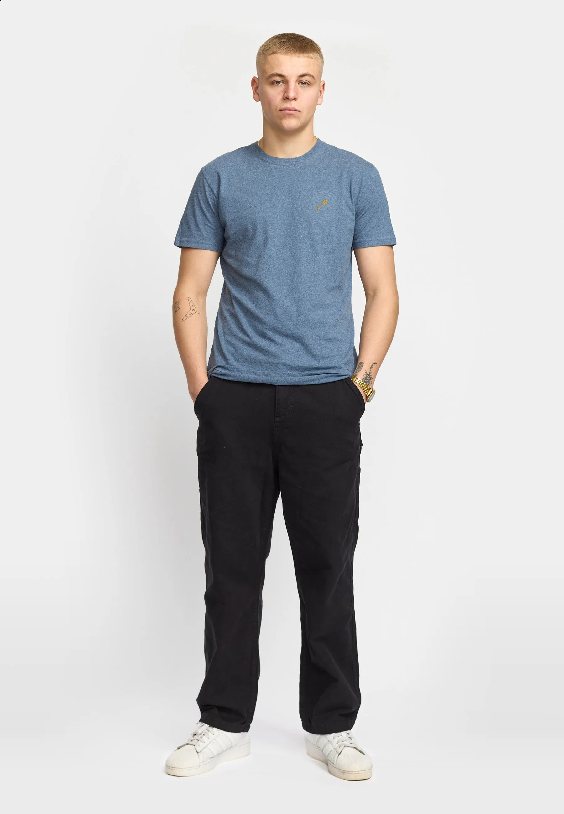 Application T-Shirt / 1379 SAF - Blue-melange sold by Revolution product image thumbnail 4