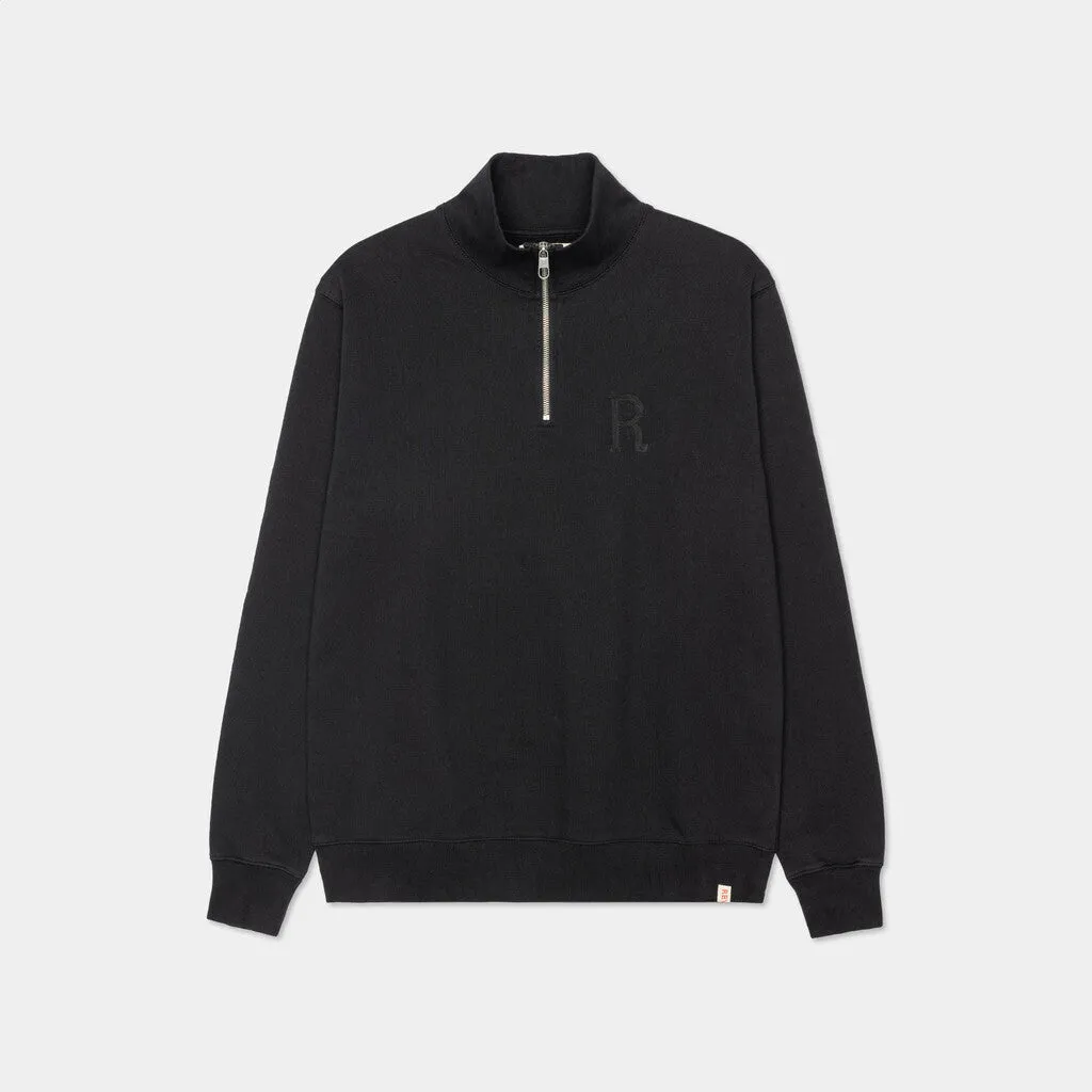 Half-Zip Sweatshirt / 2763 - Black sold by Revolution