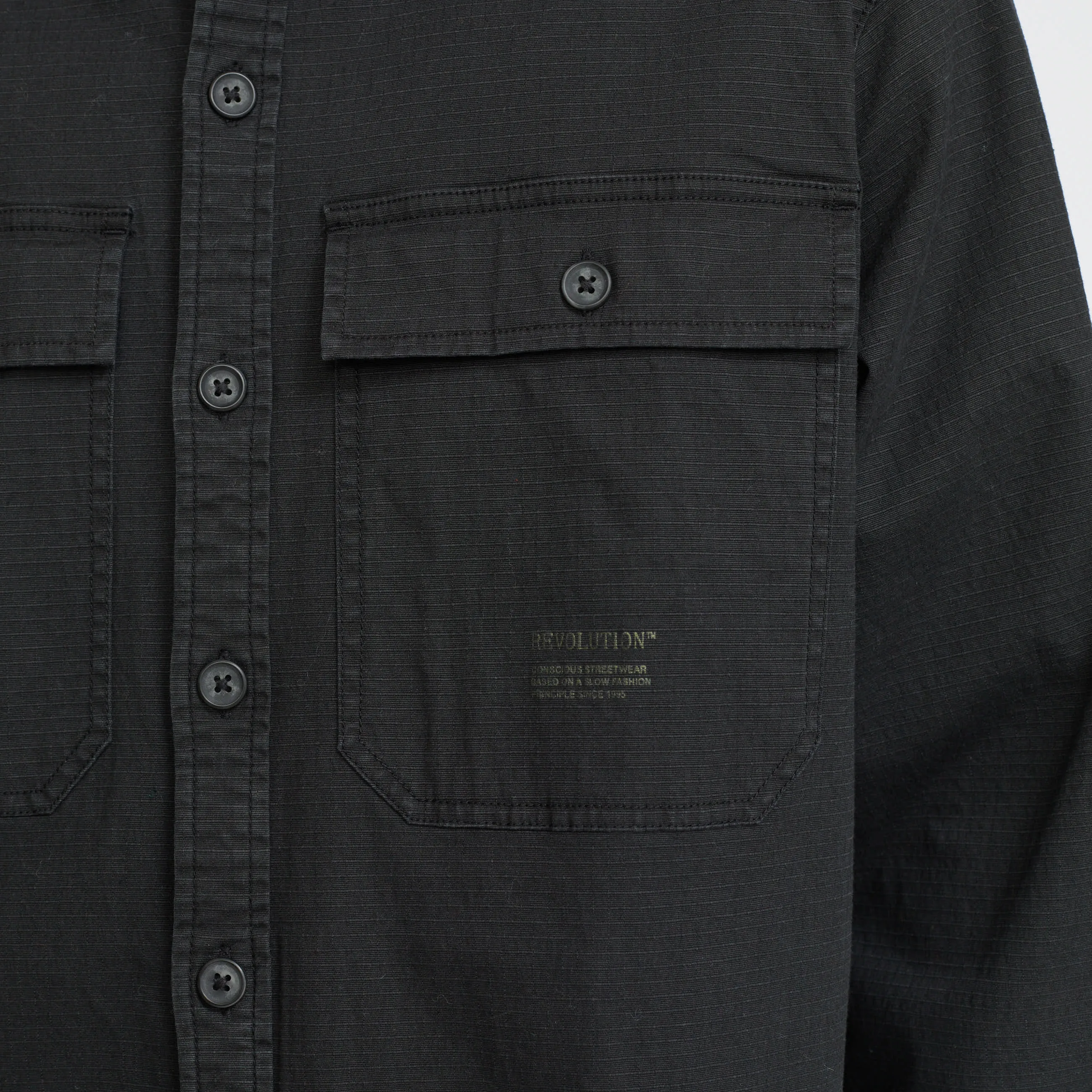 Worker Overshirt / 3133 - Black sold by Revolution product image thumbnail 5