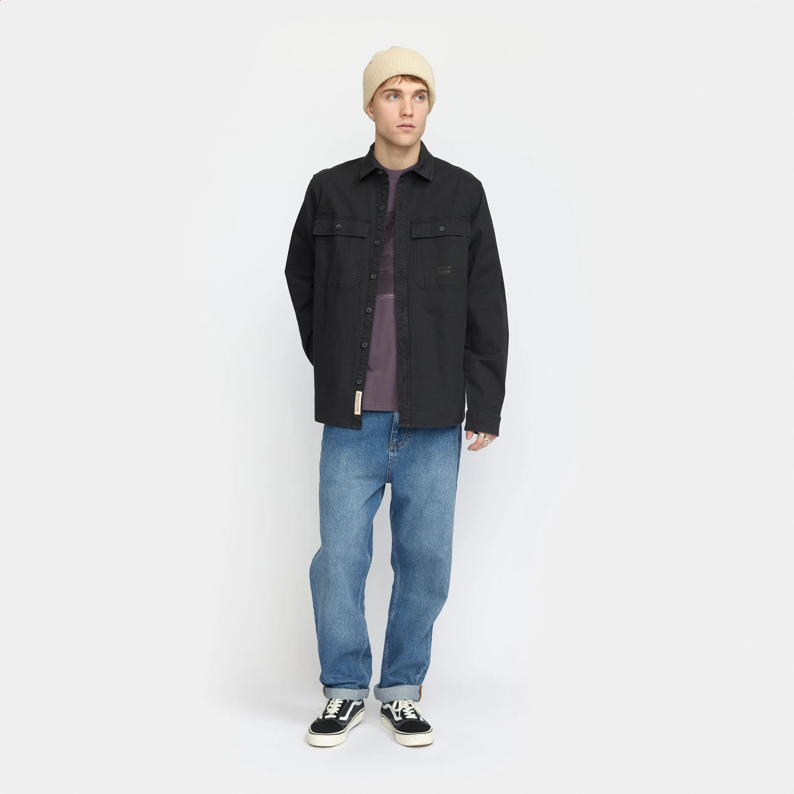 Worker Overshirt / 3133 - Black sold by Revolution product image thumbnail 2