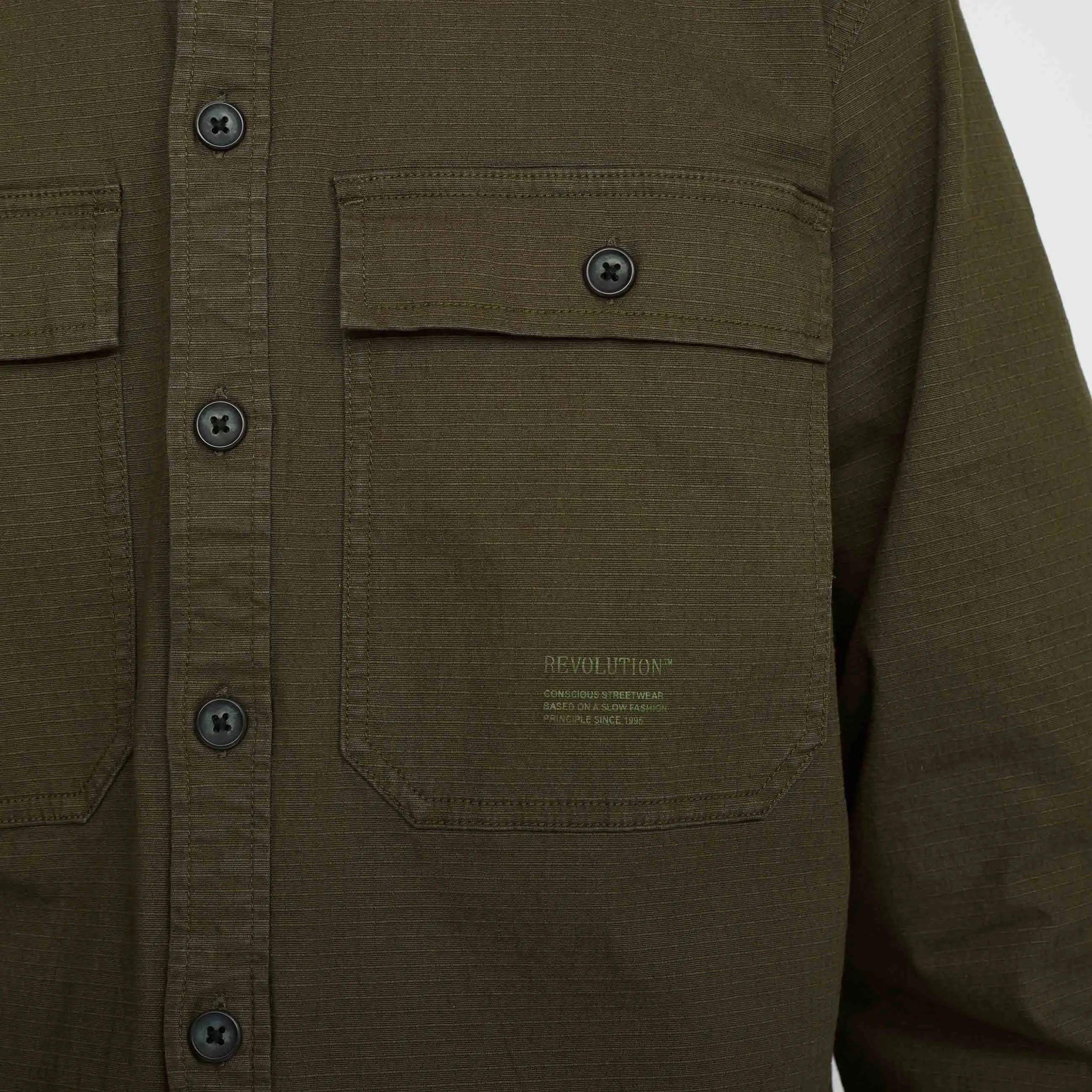 Worker Overshirt / 3133 - Army sold by Revolution product image thumbnail 4