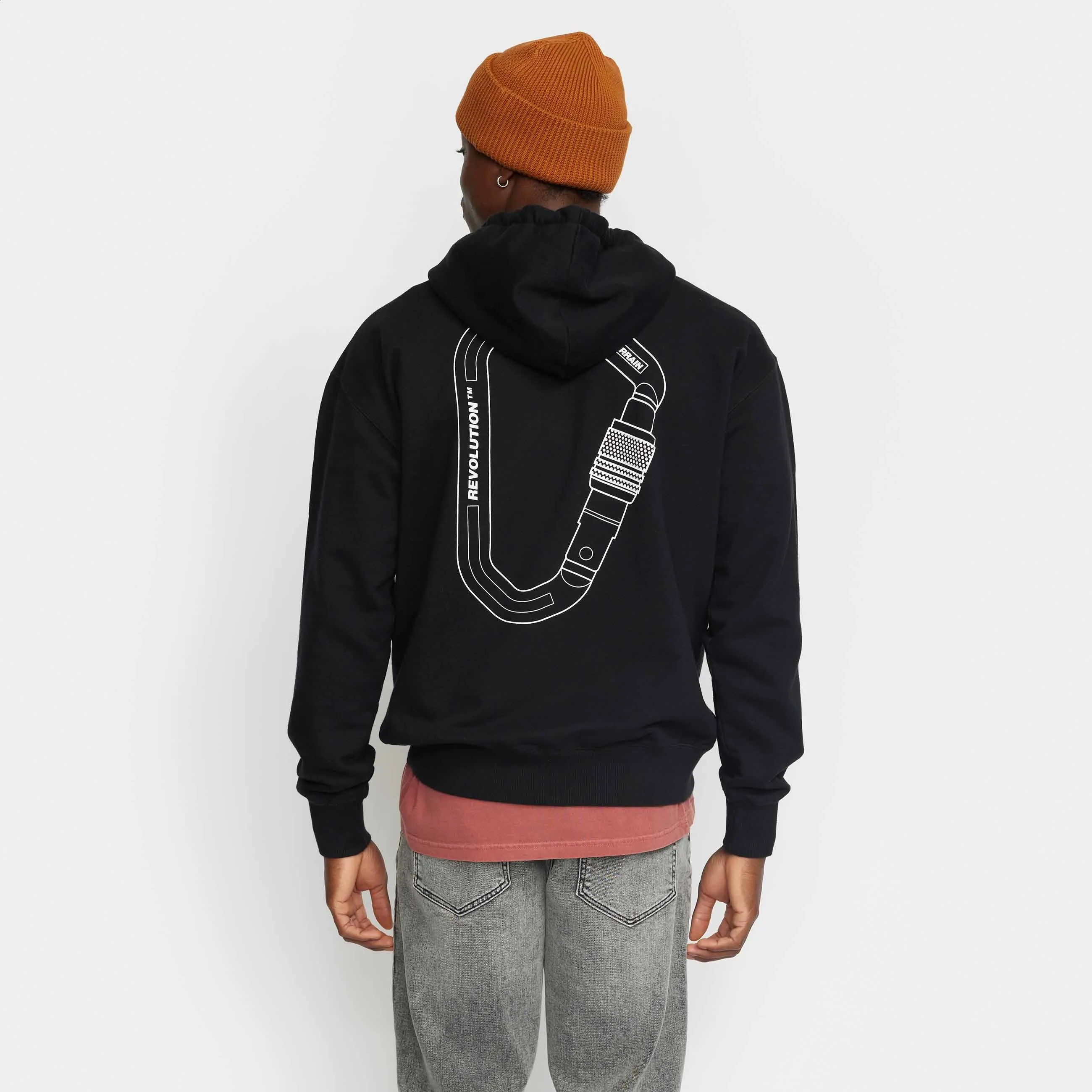 Printed Hoodie / 2781 CAR - Black sold by Revolution product image thumbnail 2