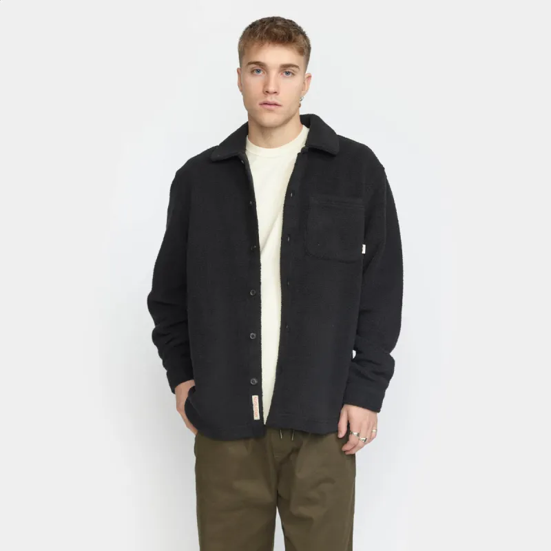 Fleece Overshirt / 3118 - Black sold by Revolution