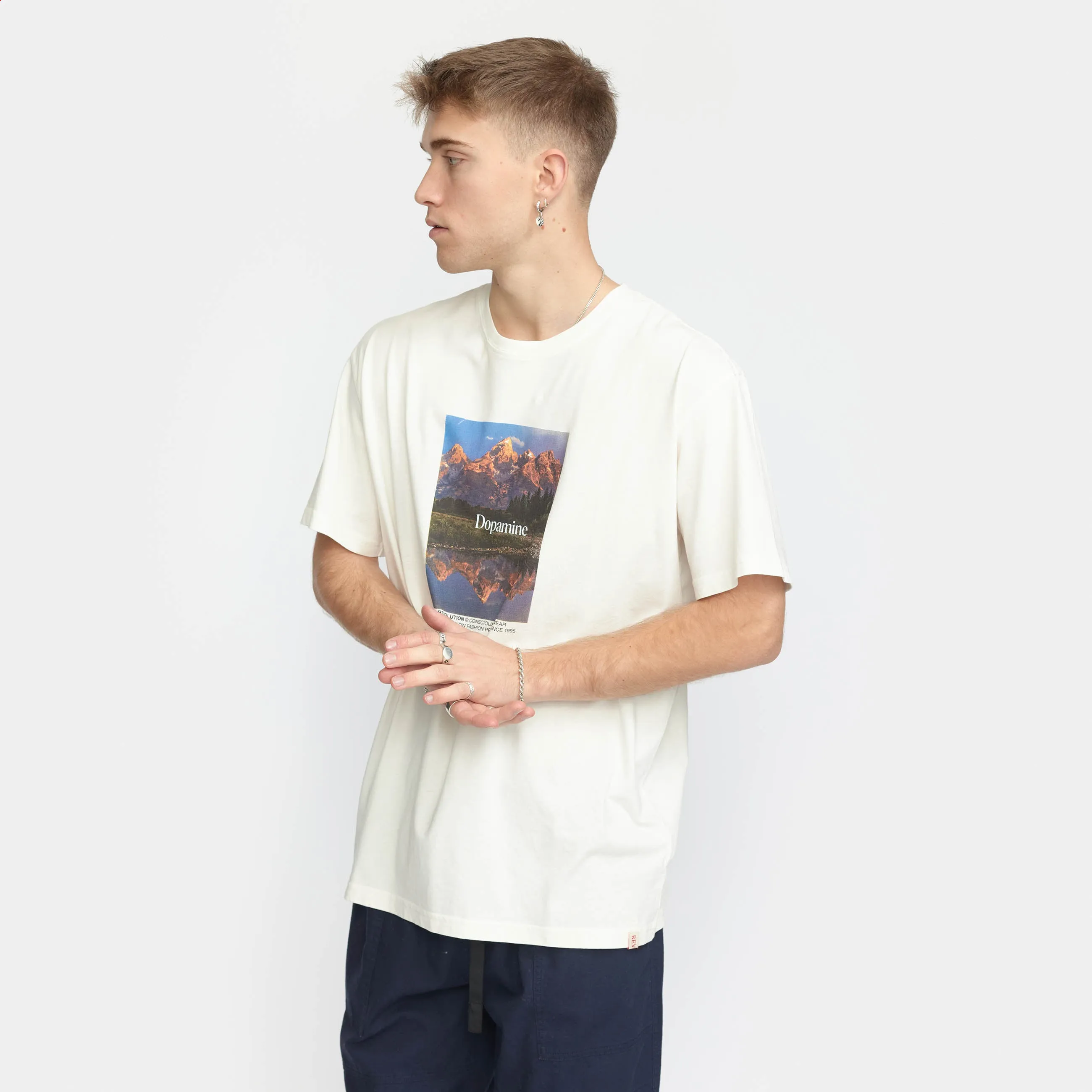 Printed T-shirt / 1382 DOP - Offwhite sold by Revolution product image thumbnail 3
