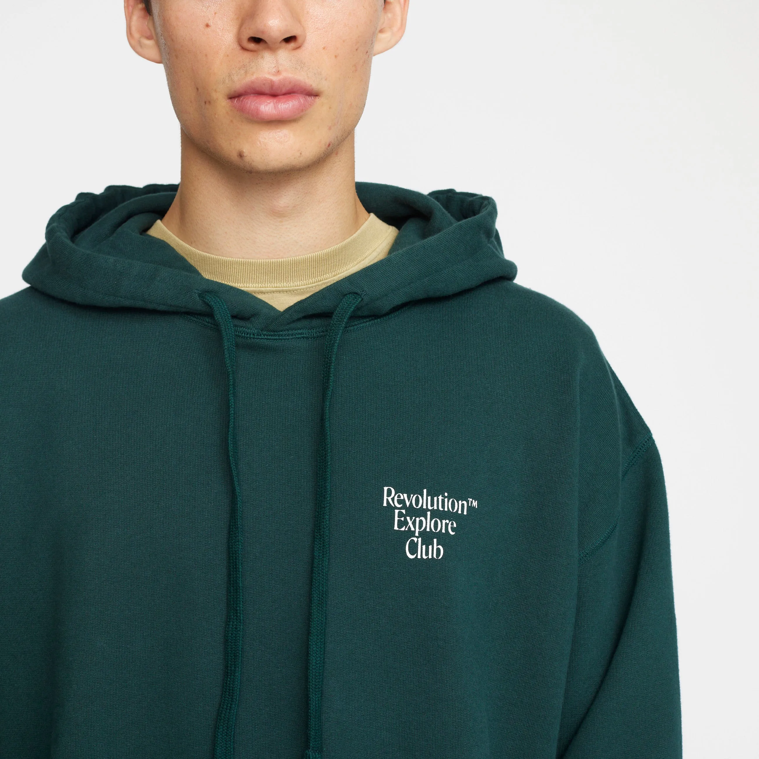 Printed Hoodie / 2781 EXP - Darkgreen sold by Revolution