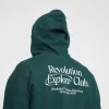 Printed Hoodie / 2781 EXP - Darkgreen sold by Revolution