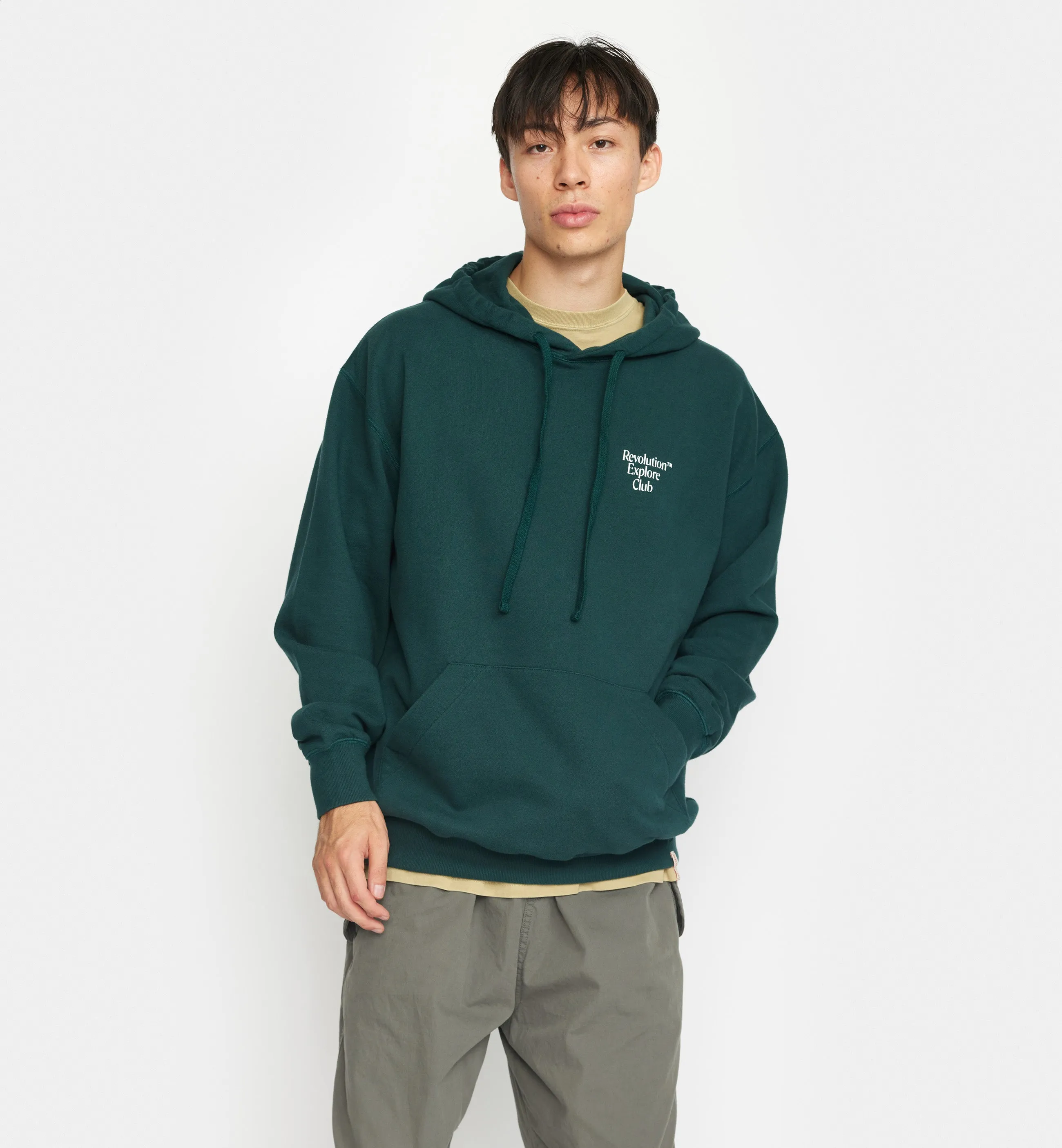 Printed Hoodie / 2781 EXP - Darkgreen sold by Revolution product image thumbnail 5