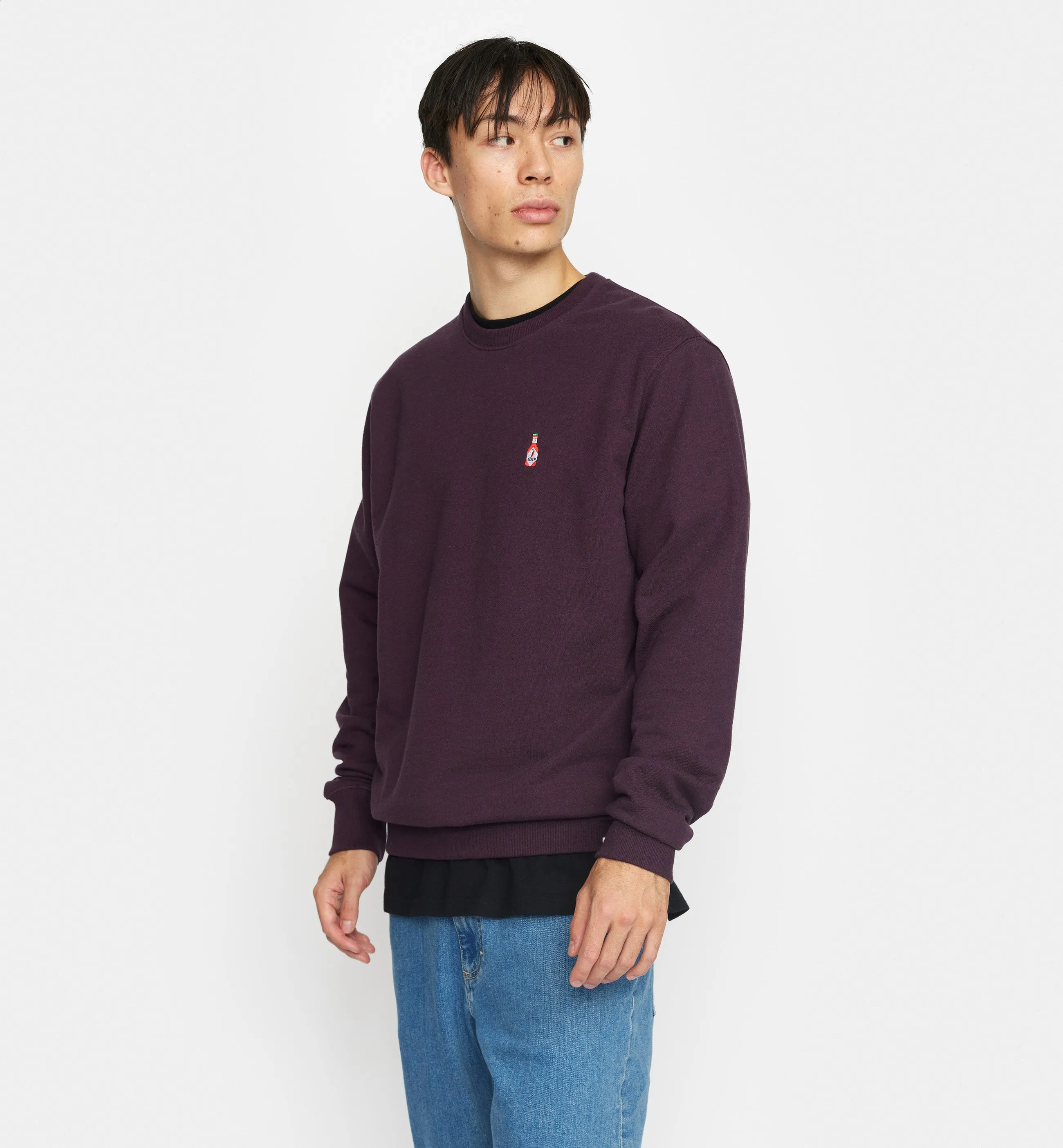 Application Sweatshirt / 2779 HOT - Purple-melange sold by Revolution product image thumbnail 3