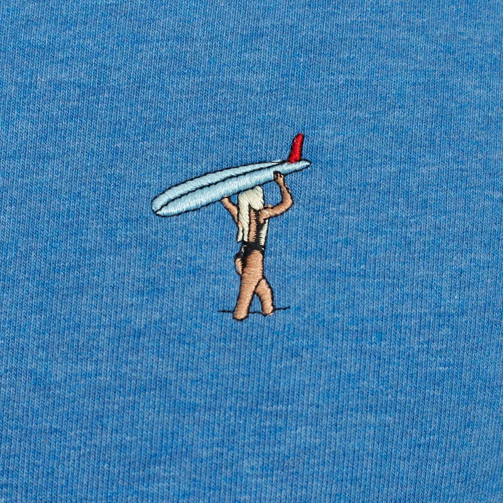 Regular Crewneck / 2772 GIR - Blue-melange sold by Revolution product image thumbnail 2