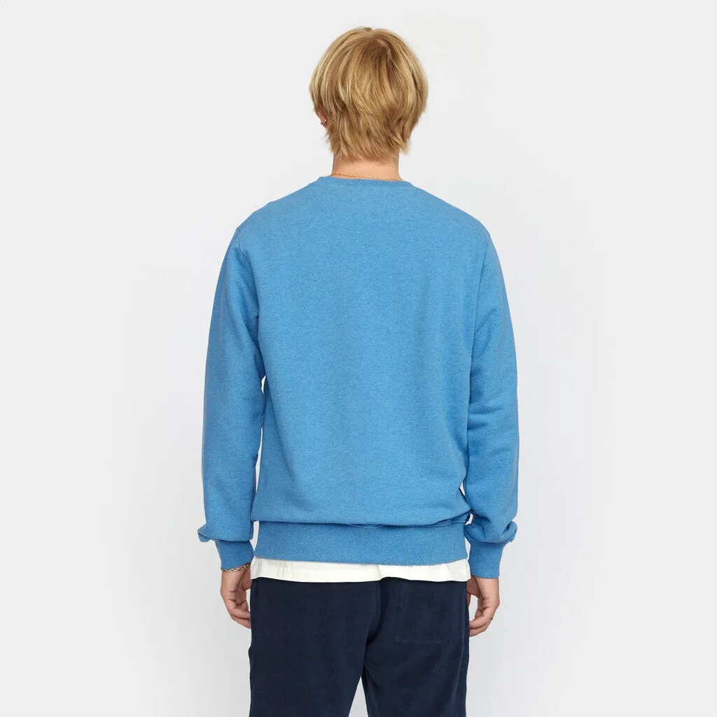 Regular Crewneck / 2772 GIR - Blue-melange sold by Revolution product image thumbnail 4