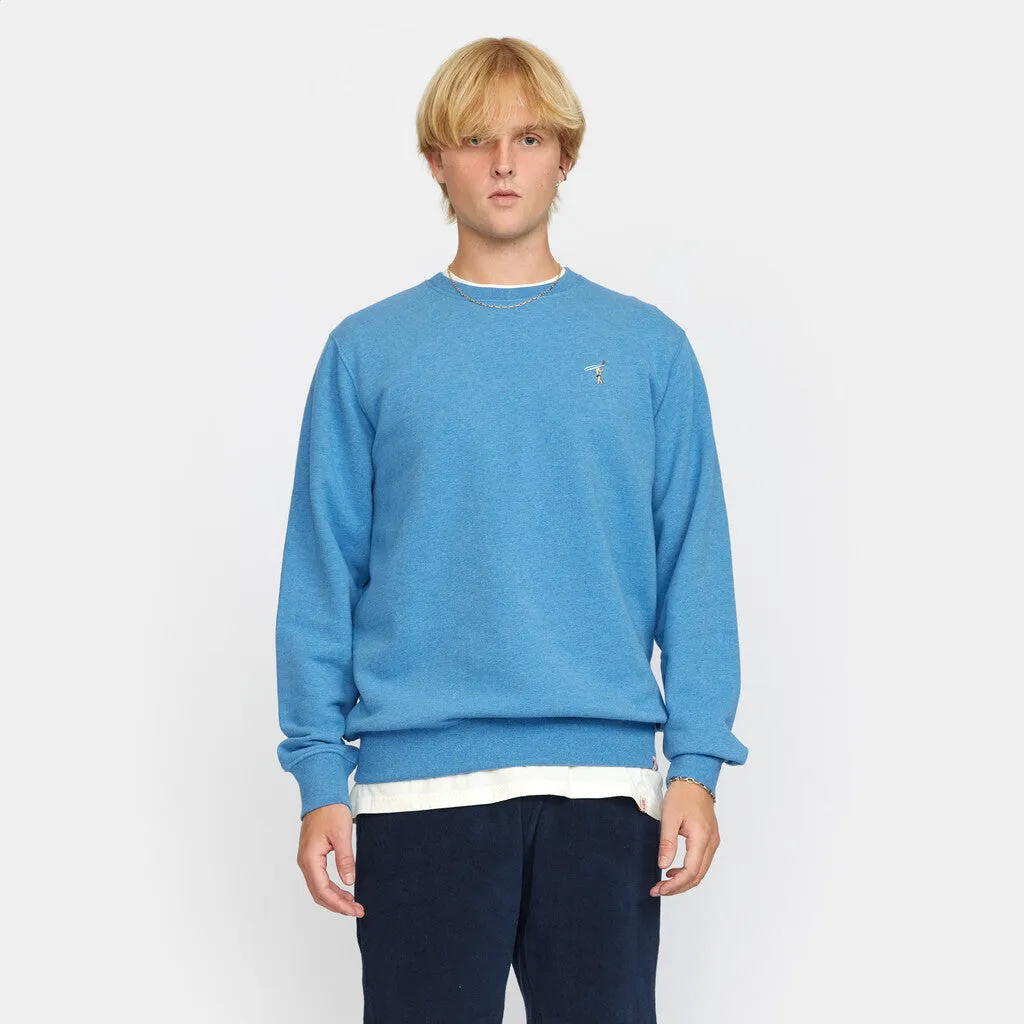Regular Crewneck / 2772 GIR - Blue-melange sold by Revolution product image thumbnail 5
