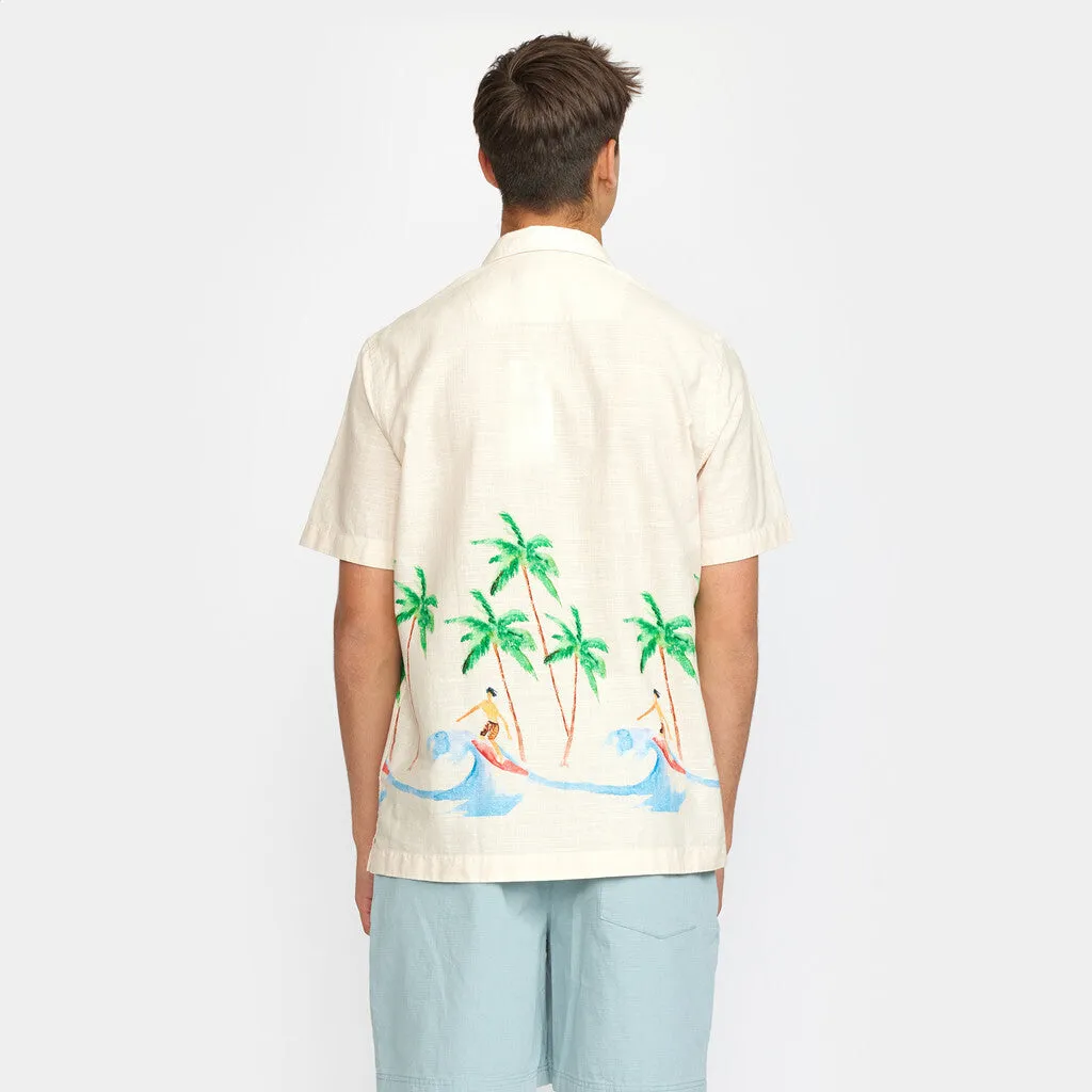 Short-sleeved Cuban Shirt / 3104 - Offwhite sold by Revolution product image thumbnail 3
