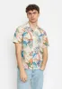 Short-sleeved Cuban Shirt / 3107 - Blue sold by Revolution