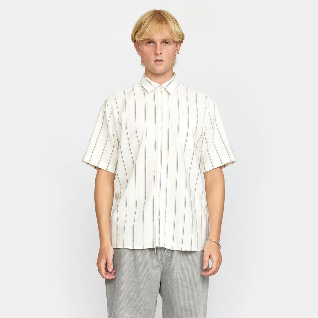Short-sleeved Loose Shirt / 3105 - Offwhite sold by Revolution