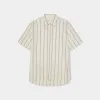 Short-sleeved Loose Shirt / 3105 - Offwhite sold by Revolution