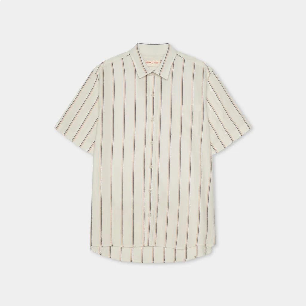 Short-sleeved Loose Shirt / 3105 - Offwhite sold by Revolution product image thumbnail 5