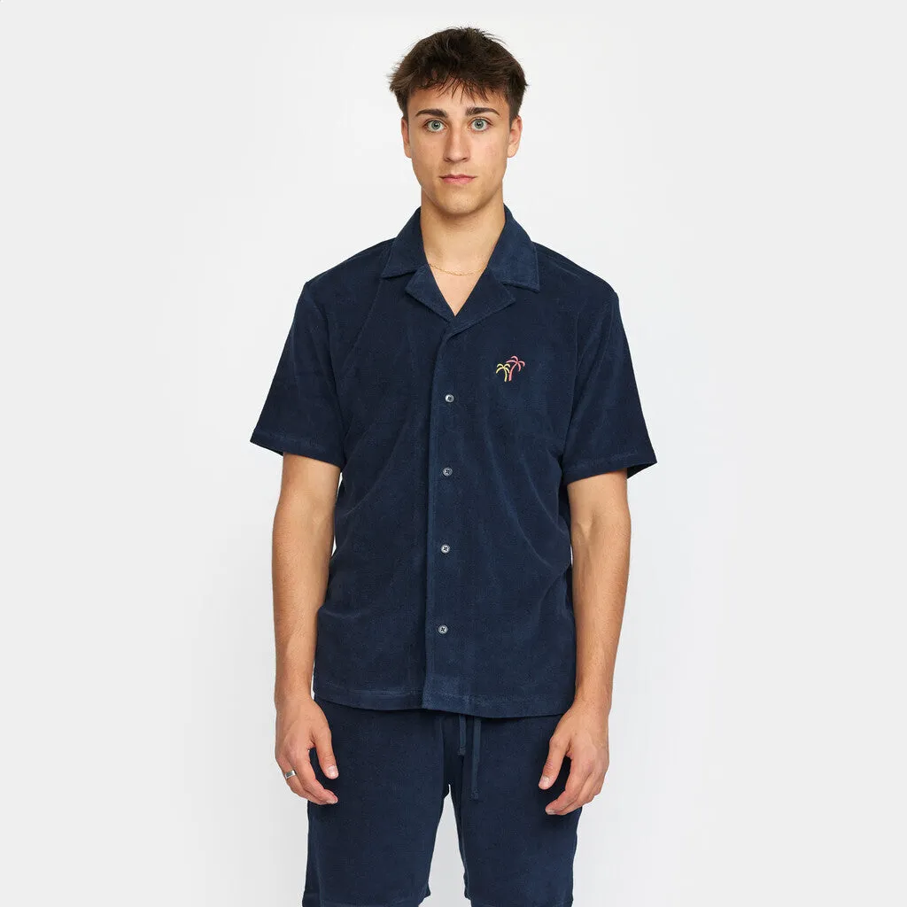 Terry Cuban Shirt / 3110 PAL - Navy sold by Revolution