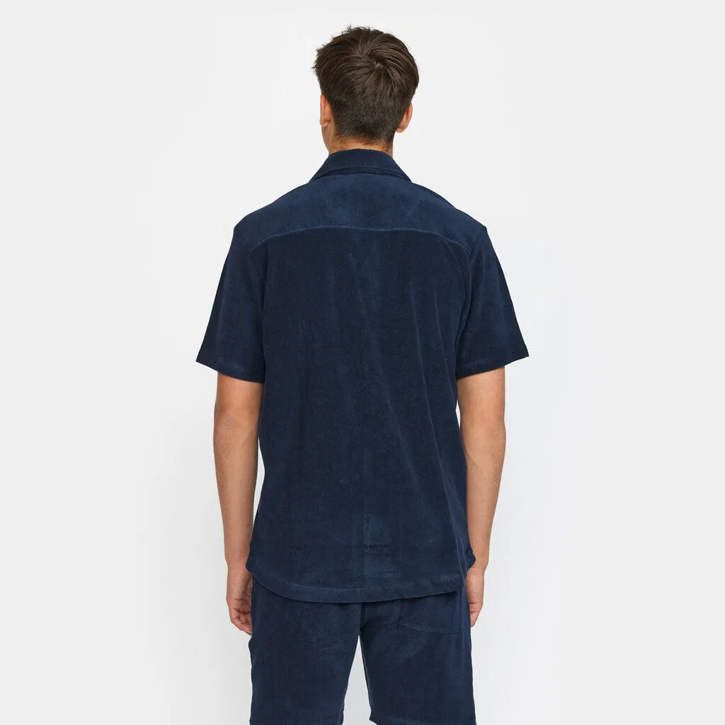 Terry Cuban Shirt / 3110 PAL - Navy sold by Revolution product image thumbnail 3