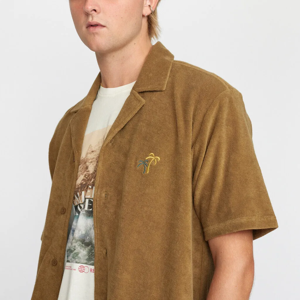 Terry Cuban Shirt / 3110 PAL - Darkkhaki sold by Revolution product image thumbnail 4