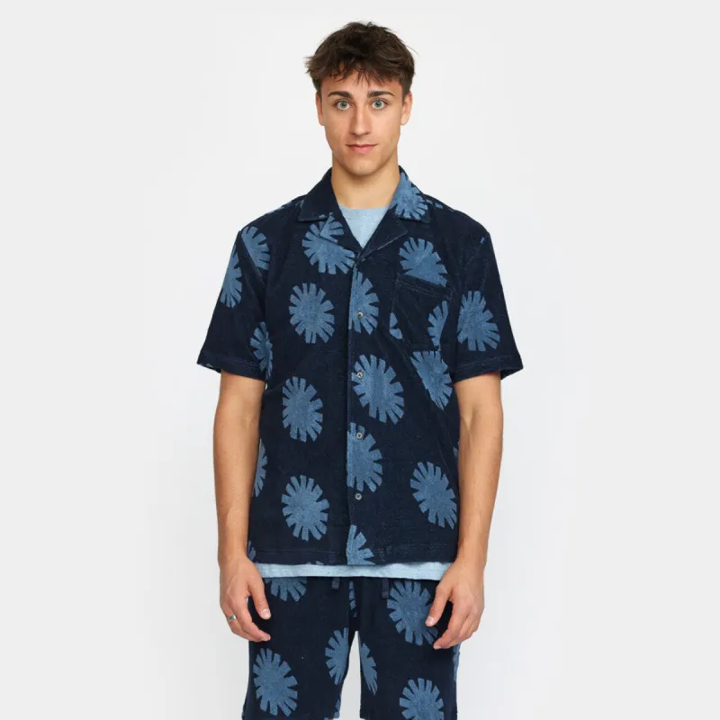 Terry Cuban Shirt / 3102 - Navy sold by Revolution