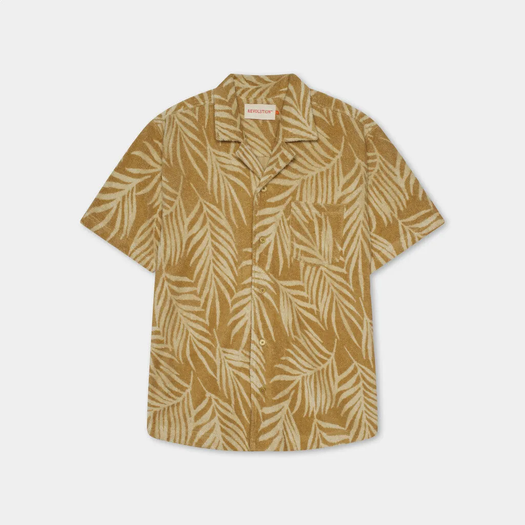Terry Cuban Shirt / 3101 - Khaki sold by Revolution product image thumbnail 5