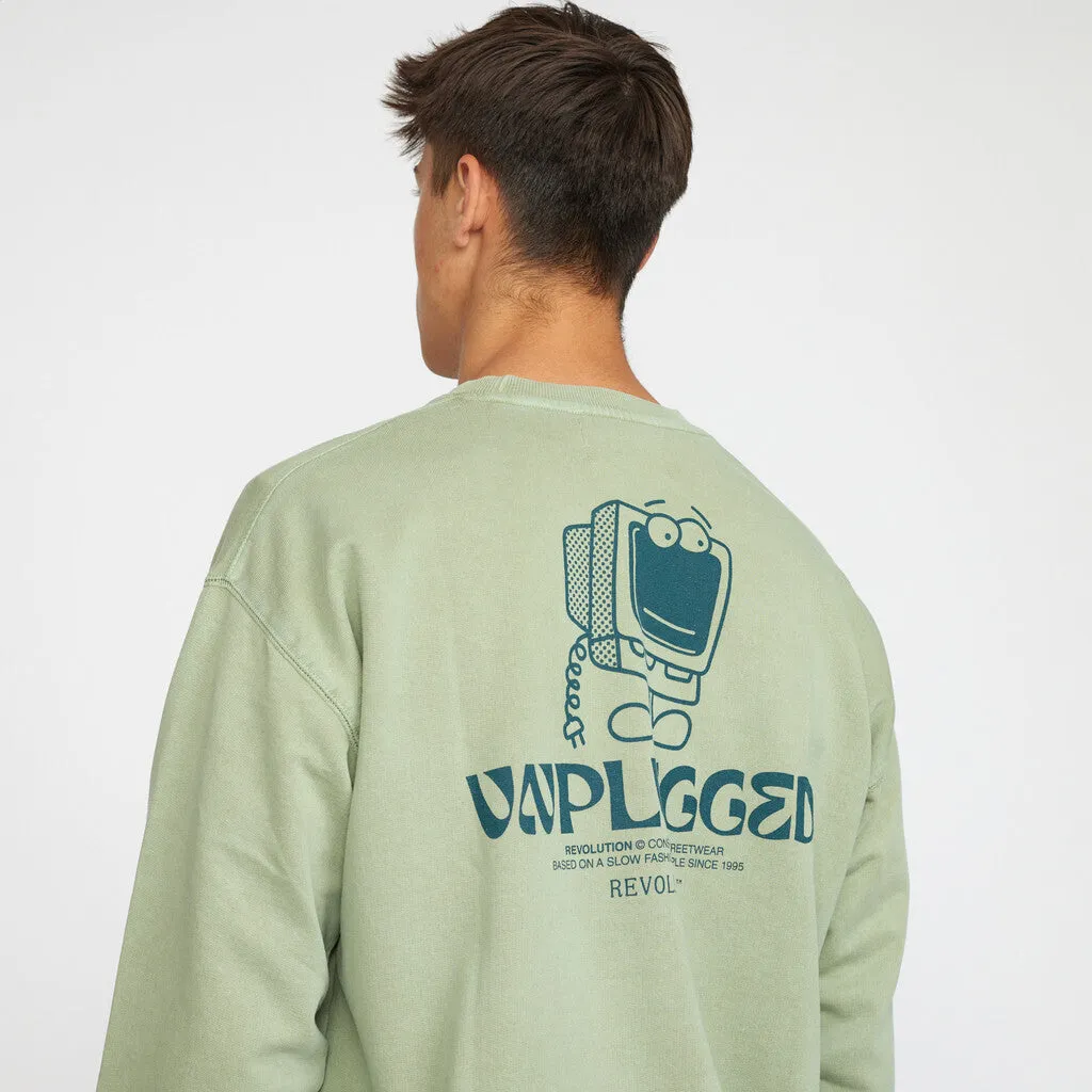 Loose Crewneck / 2773 UNP - Lightgreen sold by Revolution product image thumbnail 2