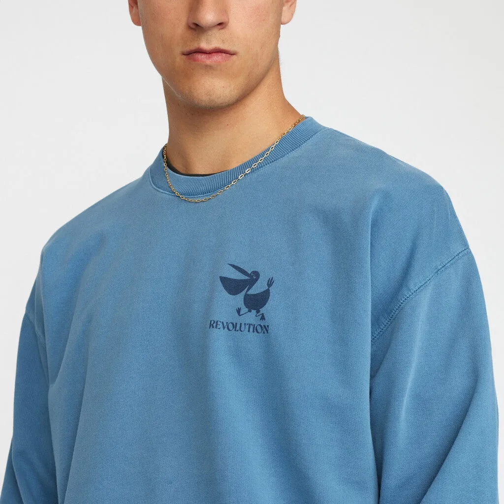 Loose Crewneck / 2773 PEL - Blue sold by Revolution