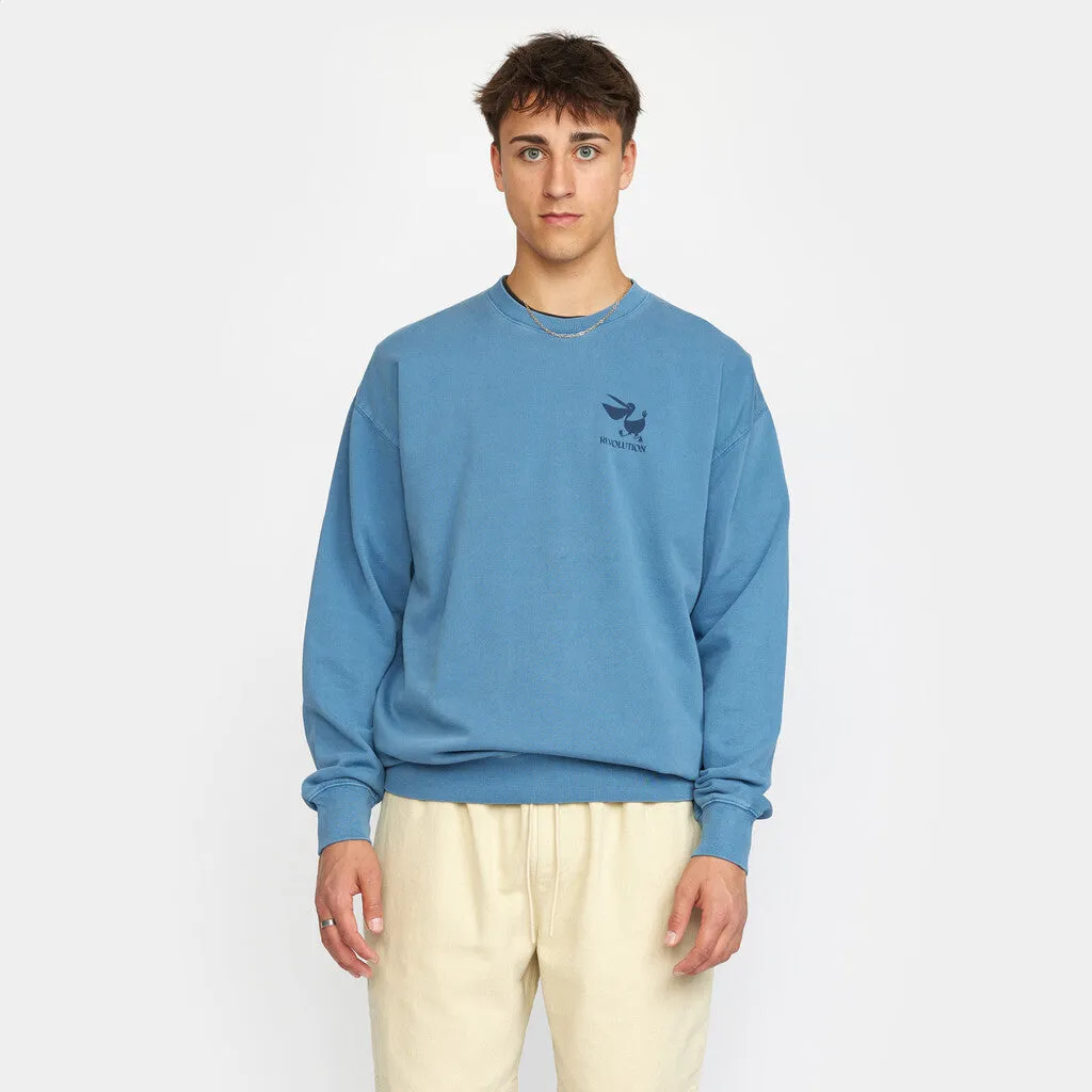 Loose Crewneck / 2773 PEL - Blue sold by Revolution product image thumbnail 4