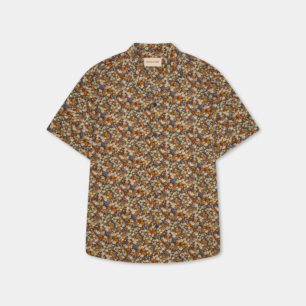 Short-sleeved Cuban Shirt / 3112 - Orange sold by Revolution product image thumbnail 5