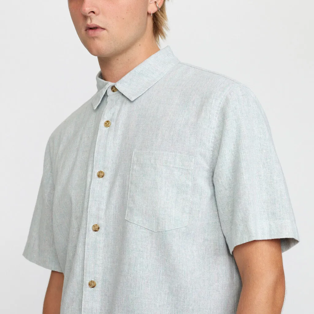 Short-sleeved Loose Shirt / 3103 - Blue sold by Revolution product image thumbnail 4