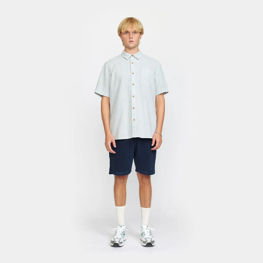 Short-sleeved Loose Shirt / 3103 - Blue sold by Revolution product image thumbnail 2