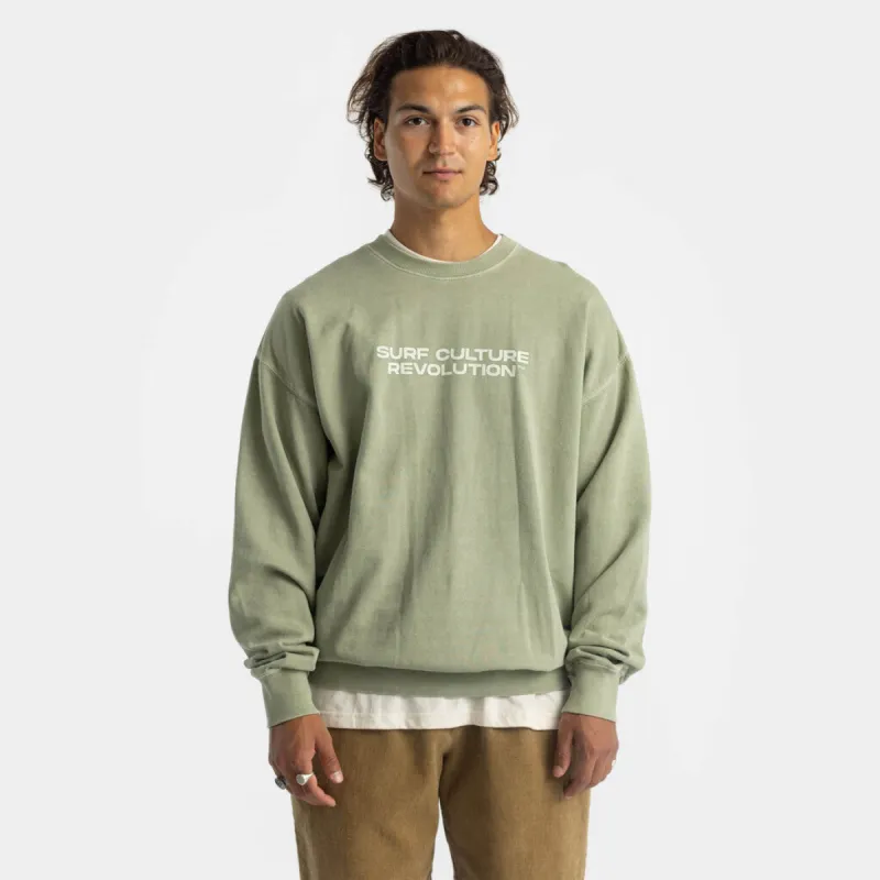 Loose Crewneck / 2751 LOC - Lightgreen sold by Revolution
