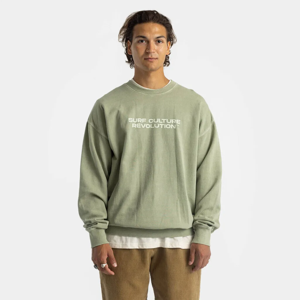 Loose Crewneck / 2751 LOC - Lightgreen sold by Revolution