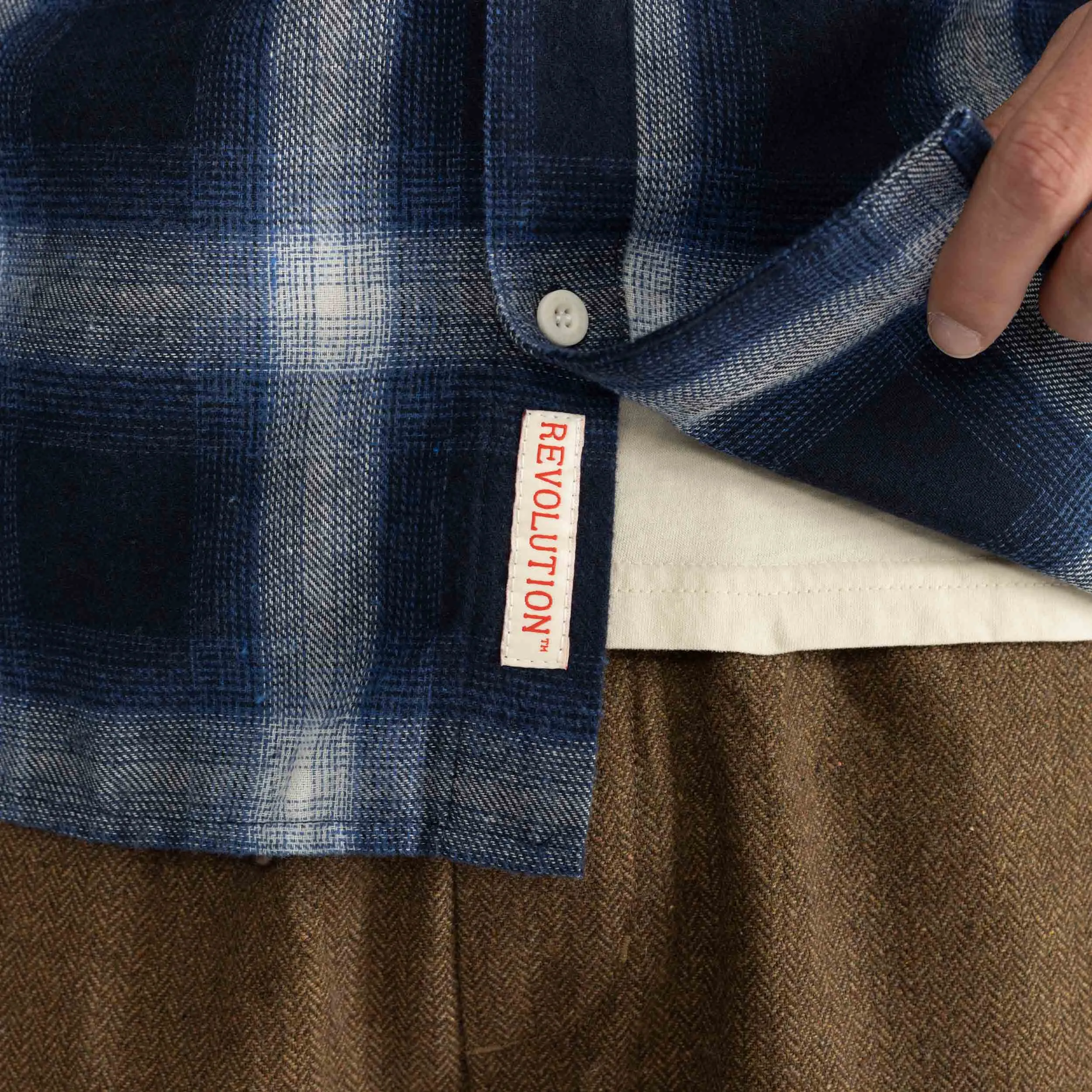 Button-down Shirt / 3967 - Navy sold by Revolution product image thumbnail 5