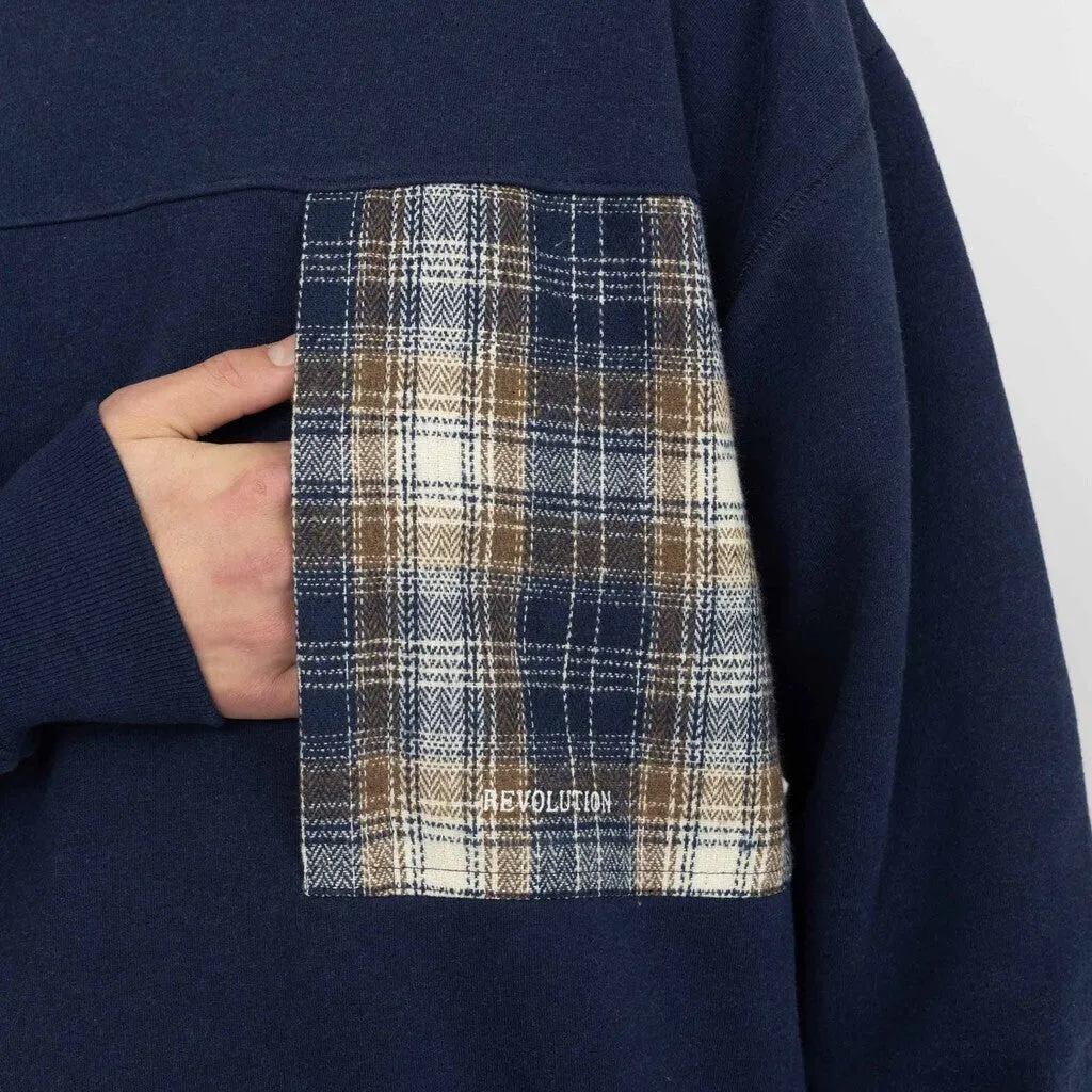 Loose Crewneck / 2762 - Navy-melange sold by Revolution