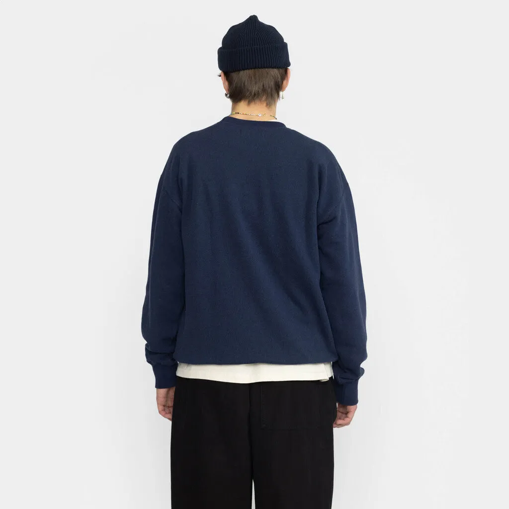 Loose Crewneck / 2762 - Navy-melange sold by Revolution product image thumbnail 4